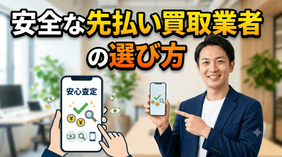 安全な先払い買取業者の選び方