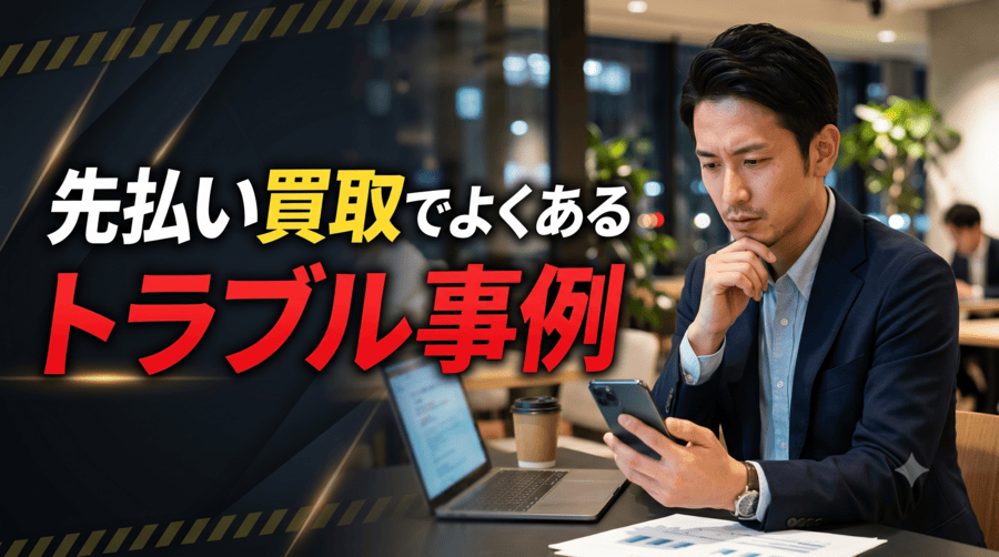 先払い買取でよくあるトラブル事例