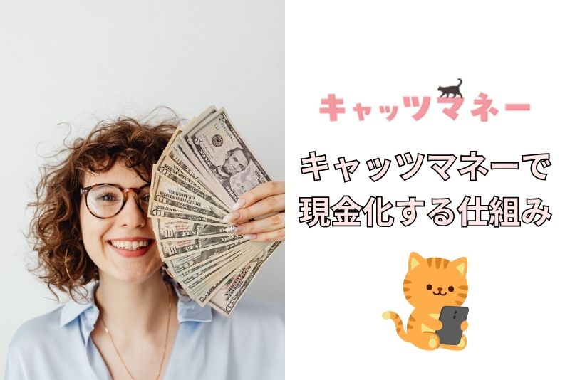 キャッツマネーで現金化する仕組み