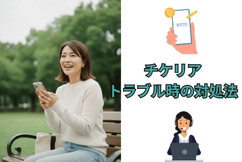 チケリアでトラブルが起きた場合の対処法