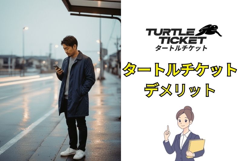 タートルチケットのデメリット