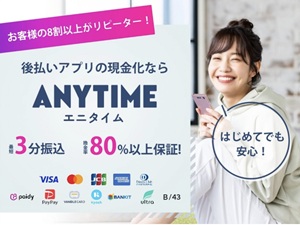 エニタイム 現金化