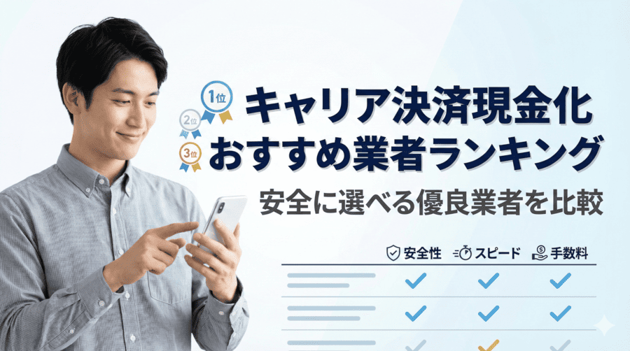 キャリア決済現金化おすすめ業者ランキング