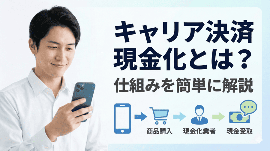キャリア決済現金化とは?仕組みを簡単に解説