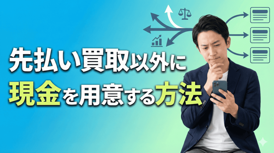 先払い買取以外に現金を用意する方法