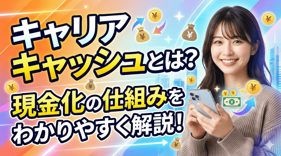 キャリアキャッシュとは？現金化の仕組みをわかりやすく解説