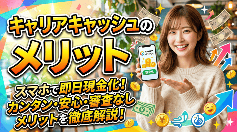 キャリアキャッシュのメリット